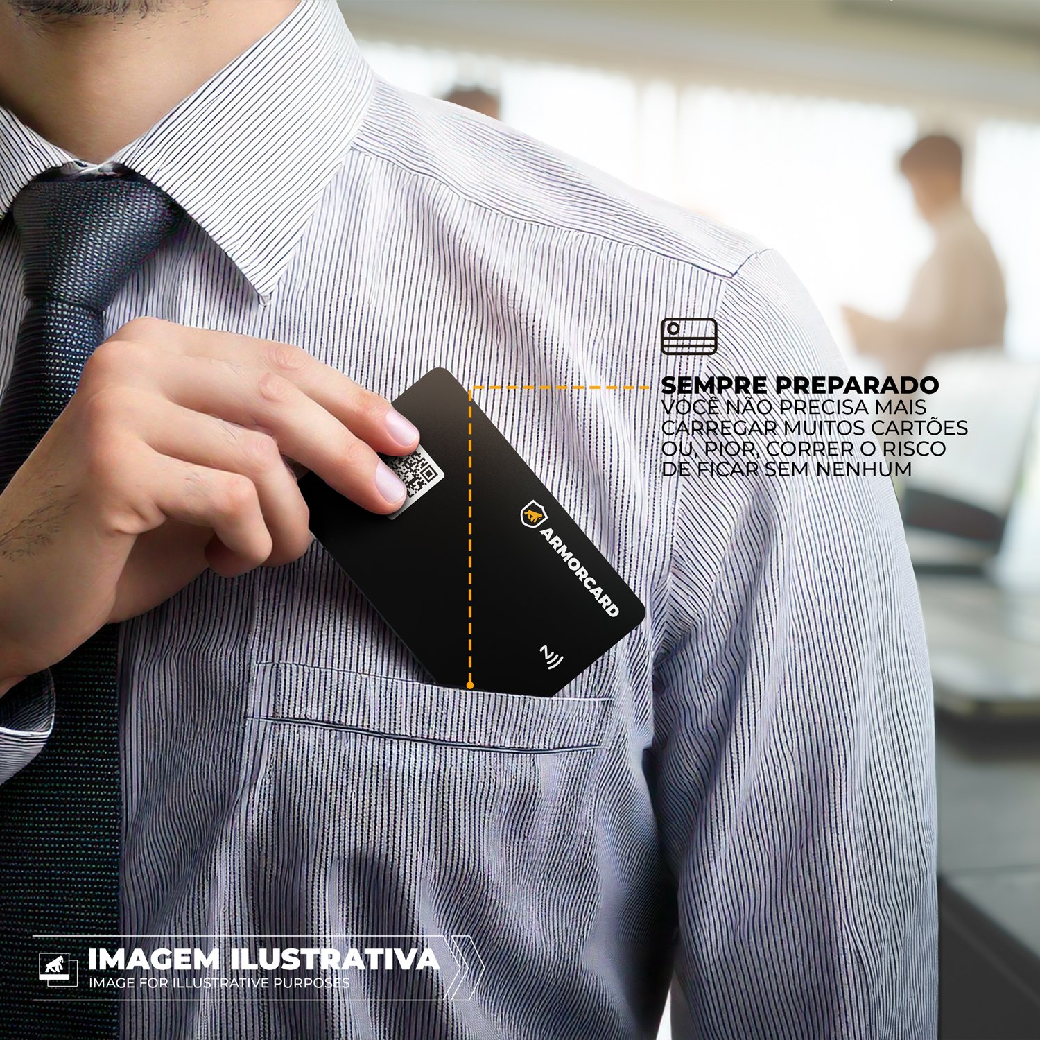 Cartão de Visita Digital - ArmorCard - Gshield - Compartilhe seus contatos por NFC ou Qrcode - foto 5