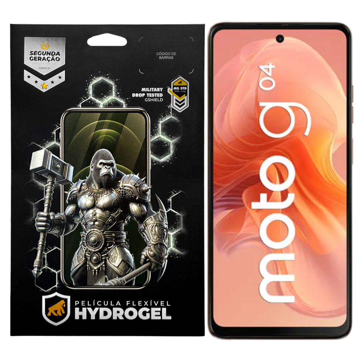 Película para Motorola Moto G04 - Hydrogel Gamer Fosca - Gshield