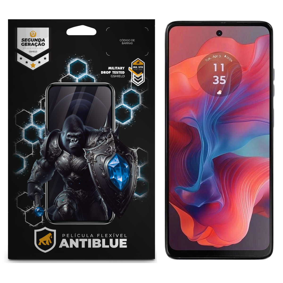 Película para Motorola Moto G04 - AntiBlue - Gshield