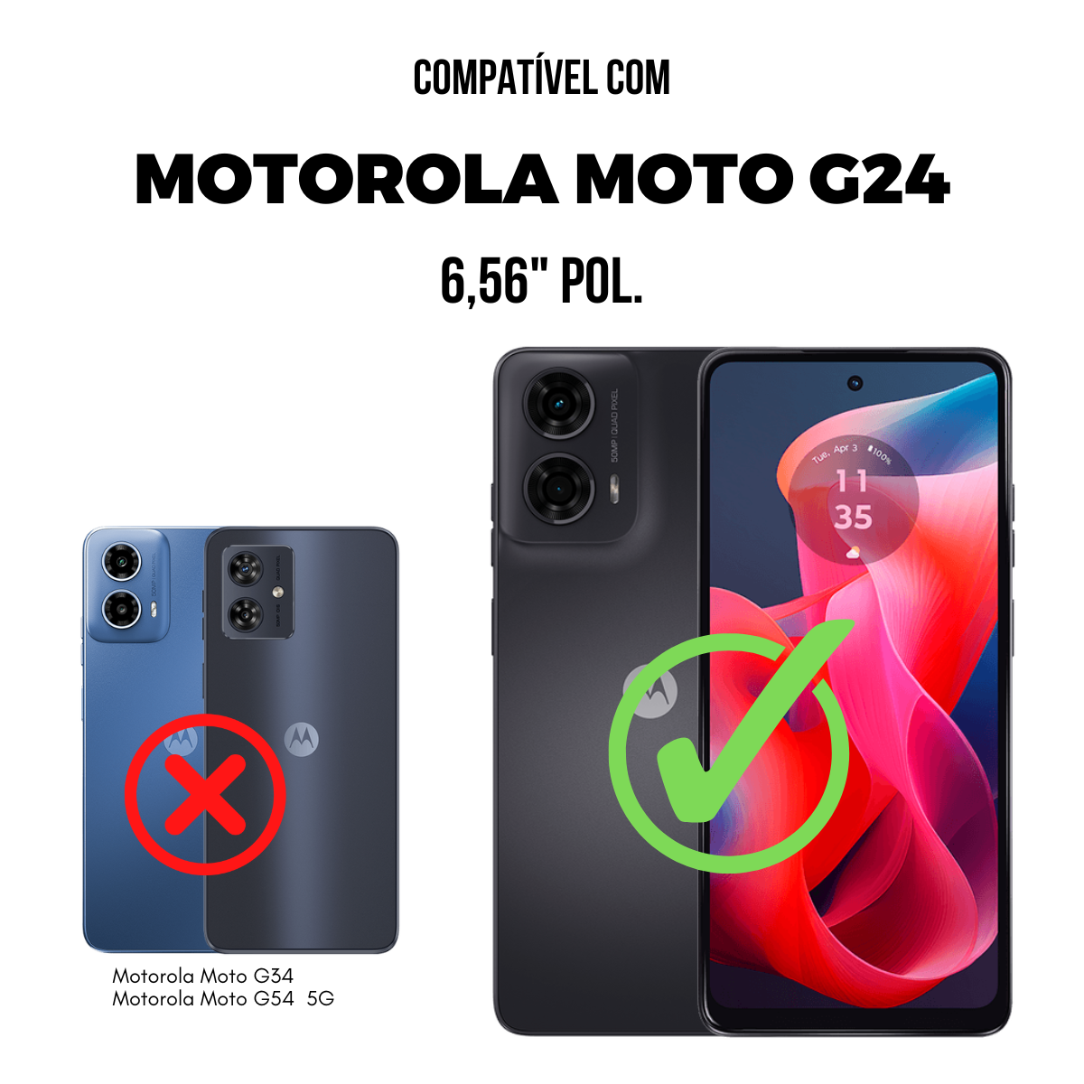 Película para Motorola Moto G24 - Traseira de Fibra de Carbono - Gshield
