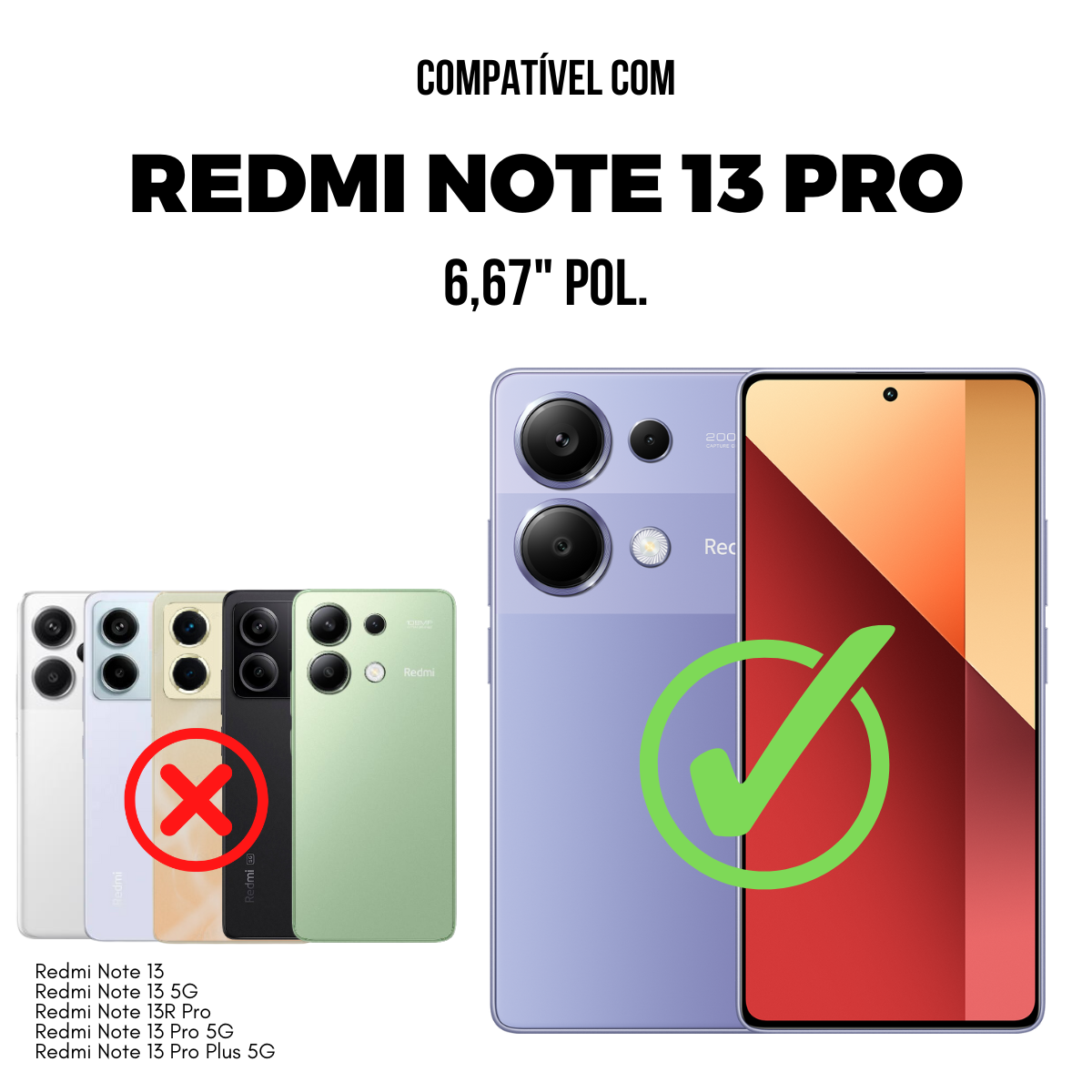 Película para Xiaomi Redmi Note 13 Pro - Traseira Hydrogel HD - Gshield