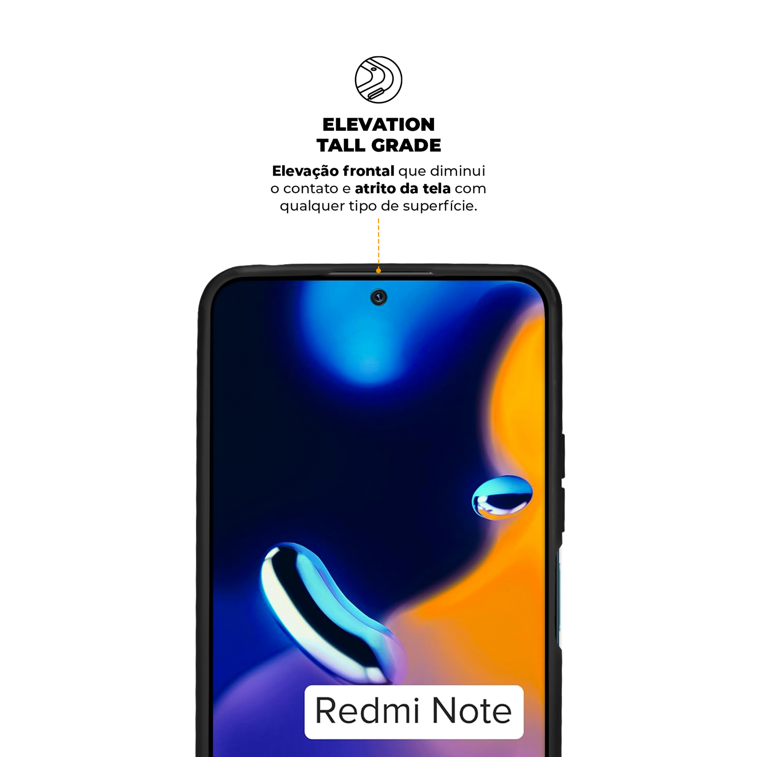 Capa para Xiaomi Redmi Note 11 Pro - Symetric Preta - Gshield