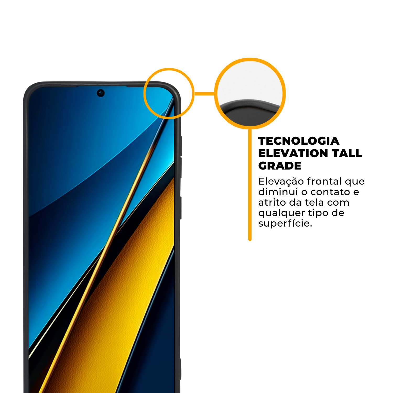 Capa para Xiaomi Poco X6 5G - Dinamic Cam Protection - Gshield