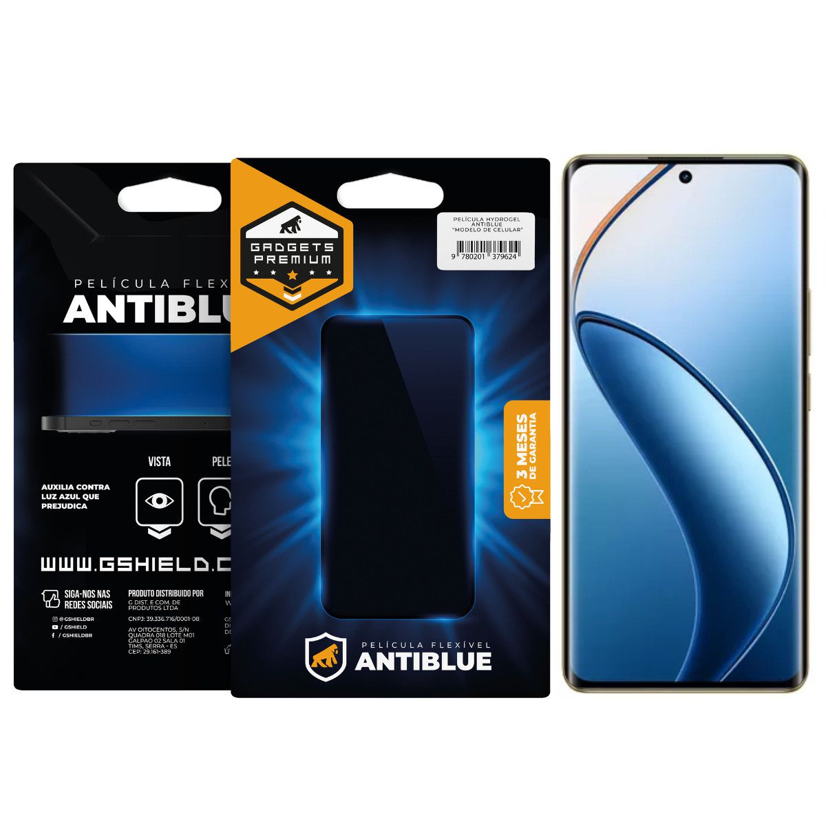 Película para Realme 12 Pro Plus 5G - AntiBlue - Gshield