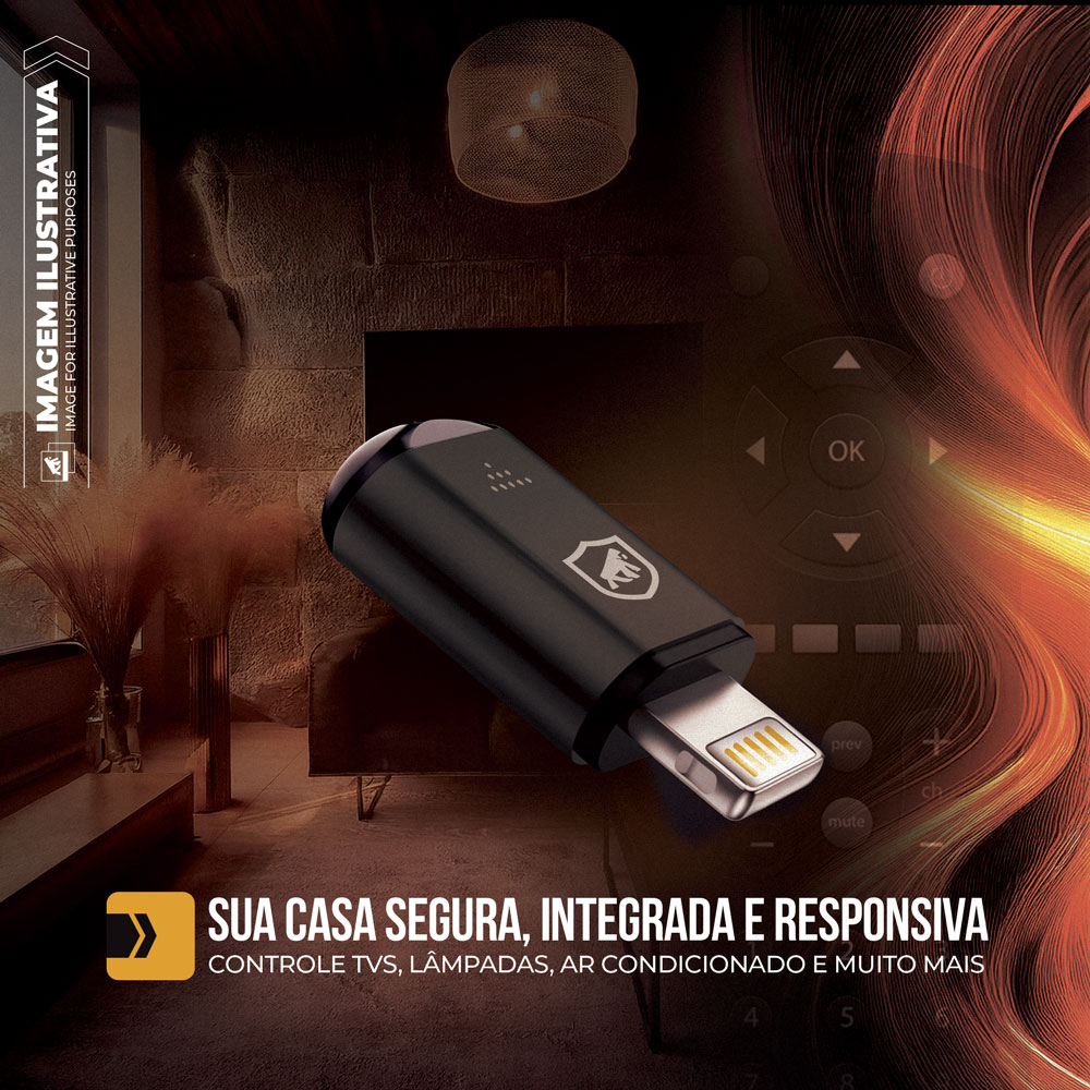 Controle Universal Mini Armor - Lightning - Gshield