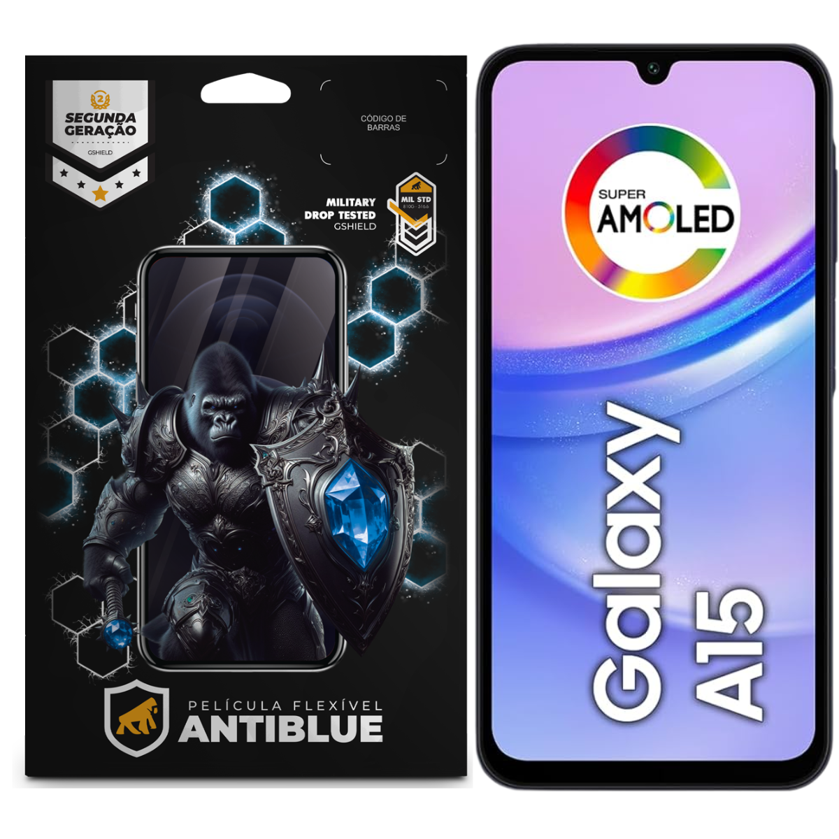 Película para Samsung Galaxy A15 - AntiBlue - Gshield