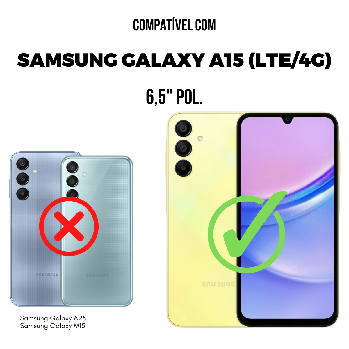 Película para Samsung Galaxy A15 - Traseira de Fibra de Carbono Preta - Gshield
