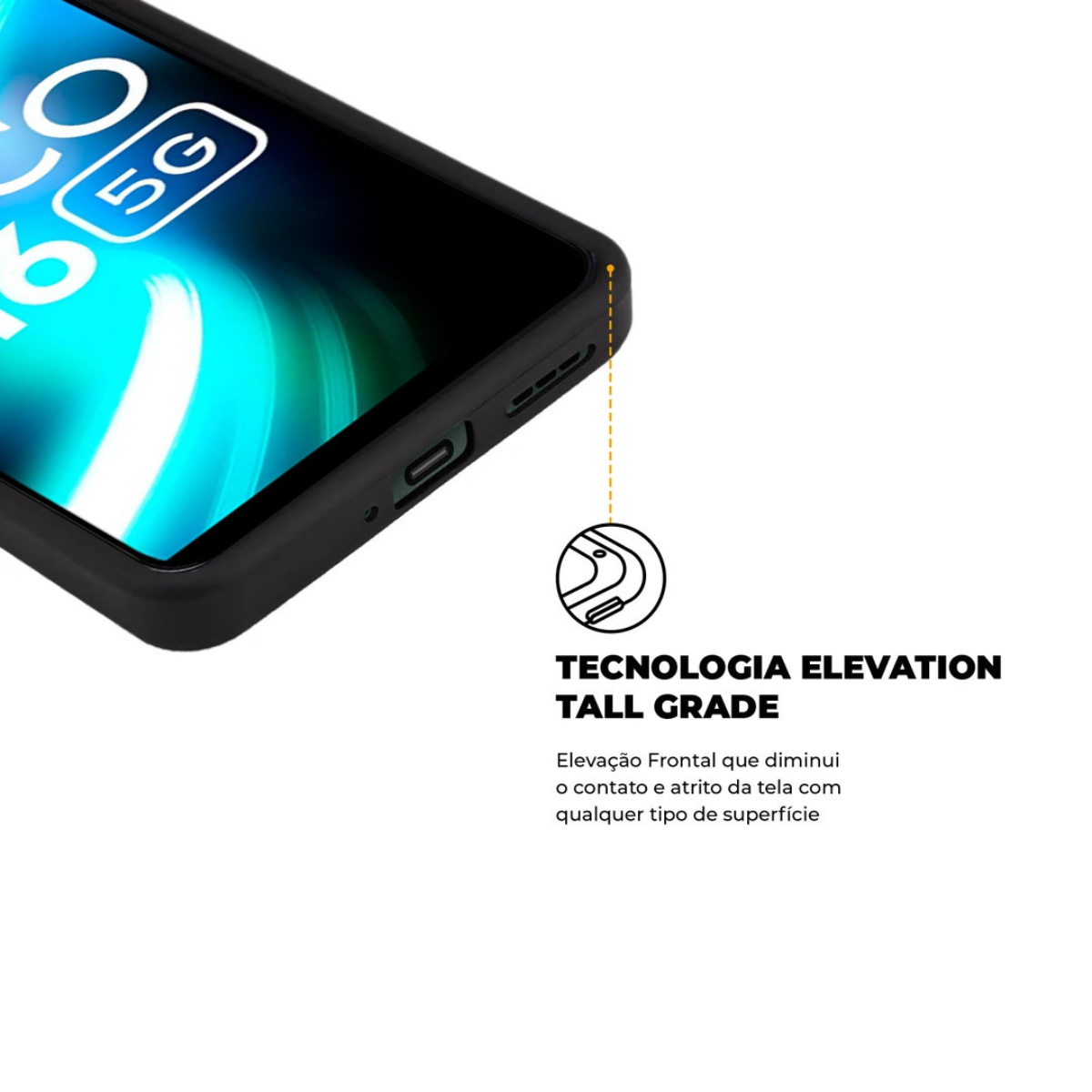 Capa para Xiaomi Poco M6 5G - Silicon Veloz - Gshield - foto 2