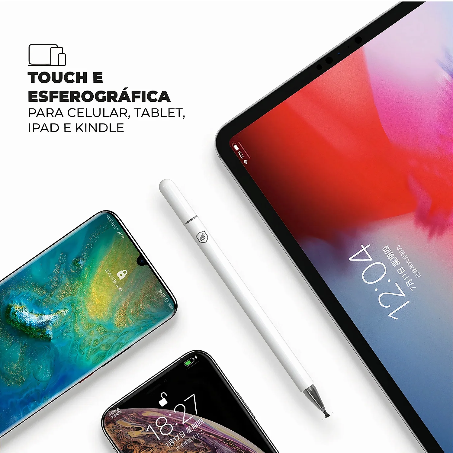 Caneta Dinamic para Samsung Galaxy Tab A9 - Touch e esferográfica - Gshield