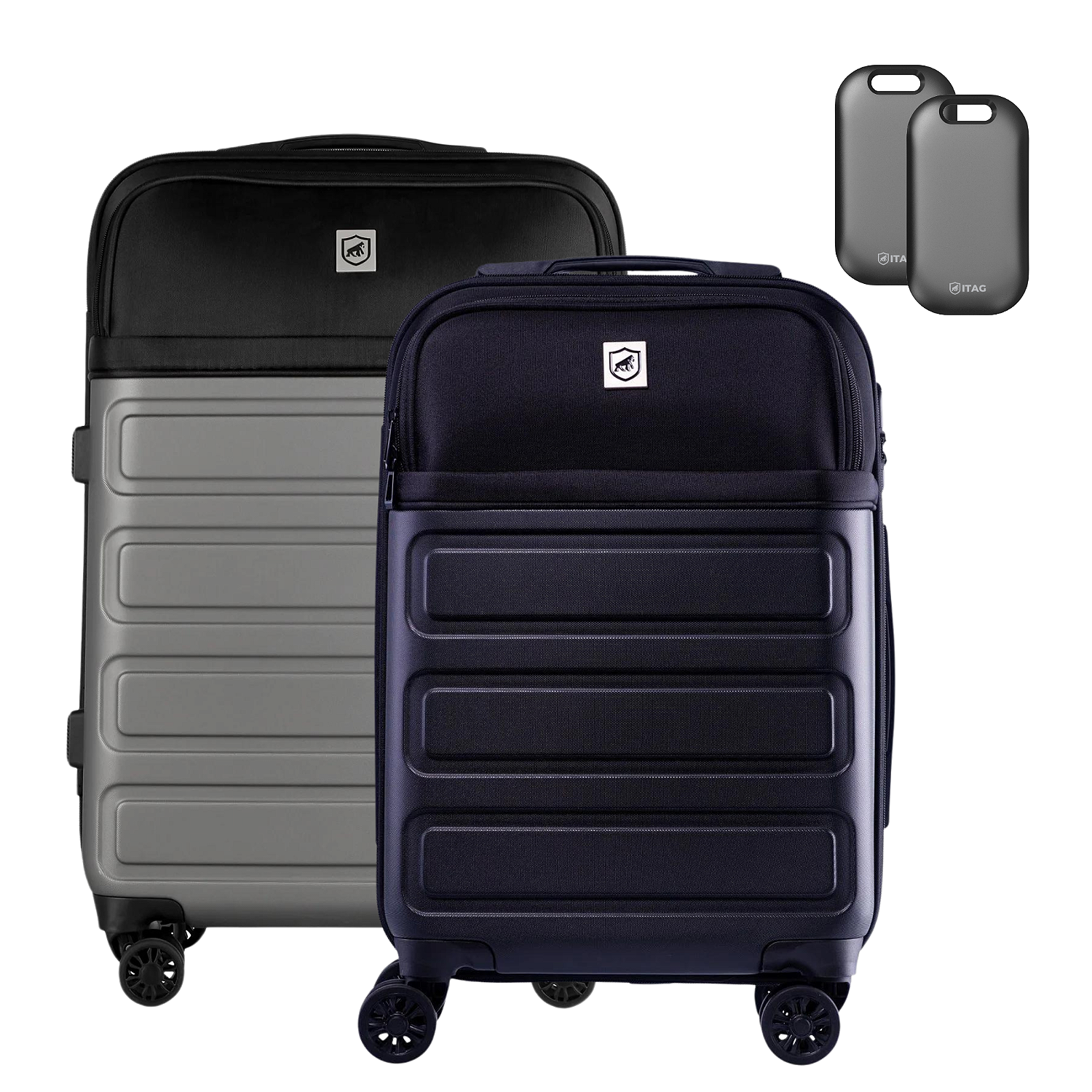 Kit Malas para Viagem Armor (Bagagem de Mão e para Despachar) + iTag (2 unidades) - Gshield - foto 2