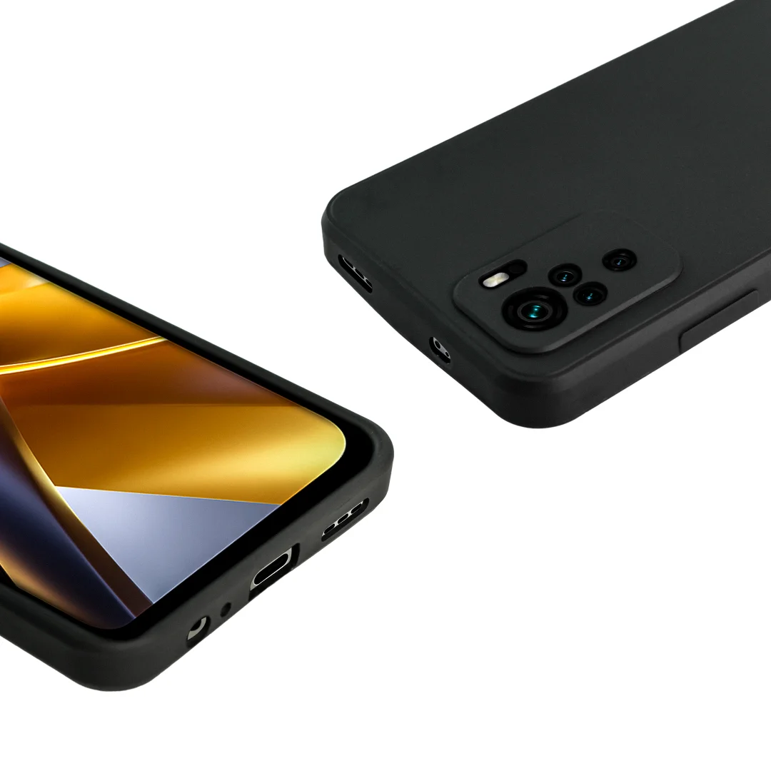 Kit Capa Silicon Veloz e Película Hydrogel HD para Xiaomi Poco M5S - Gshield