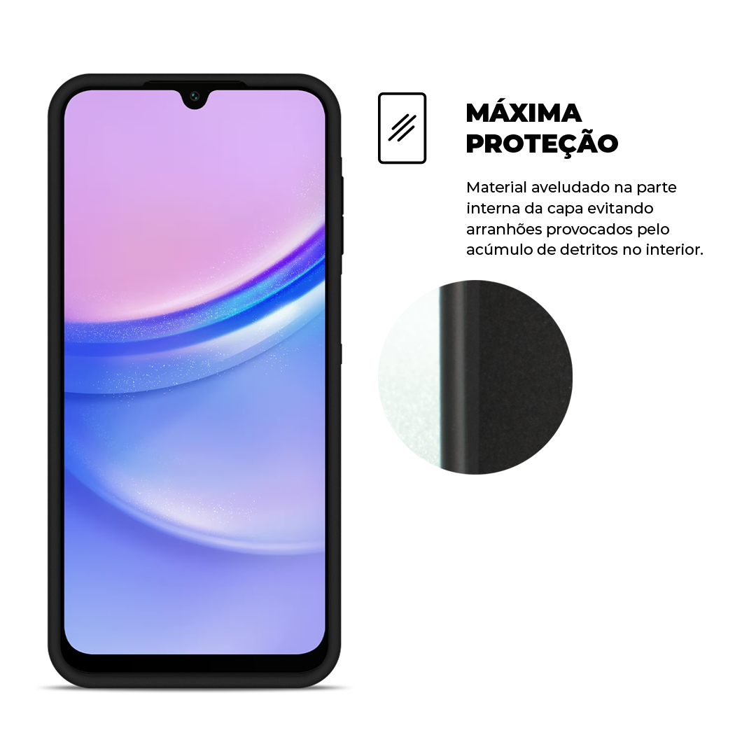 Capa para Samsung Galaxy A15 - Silicon Veloz - Gshield