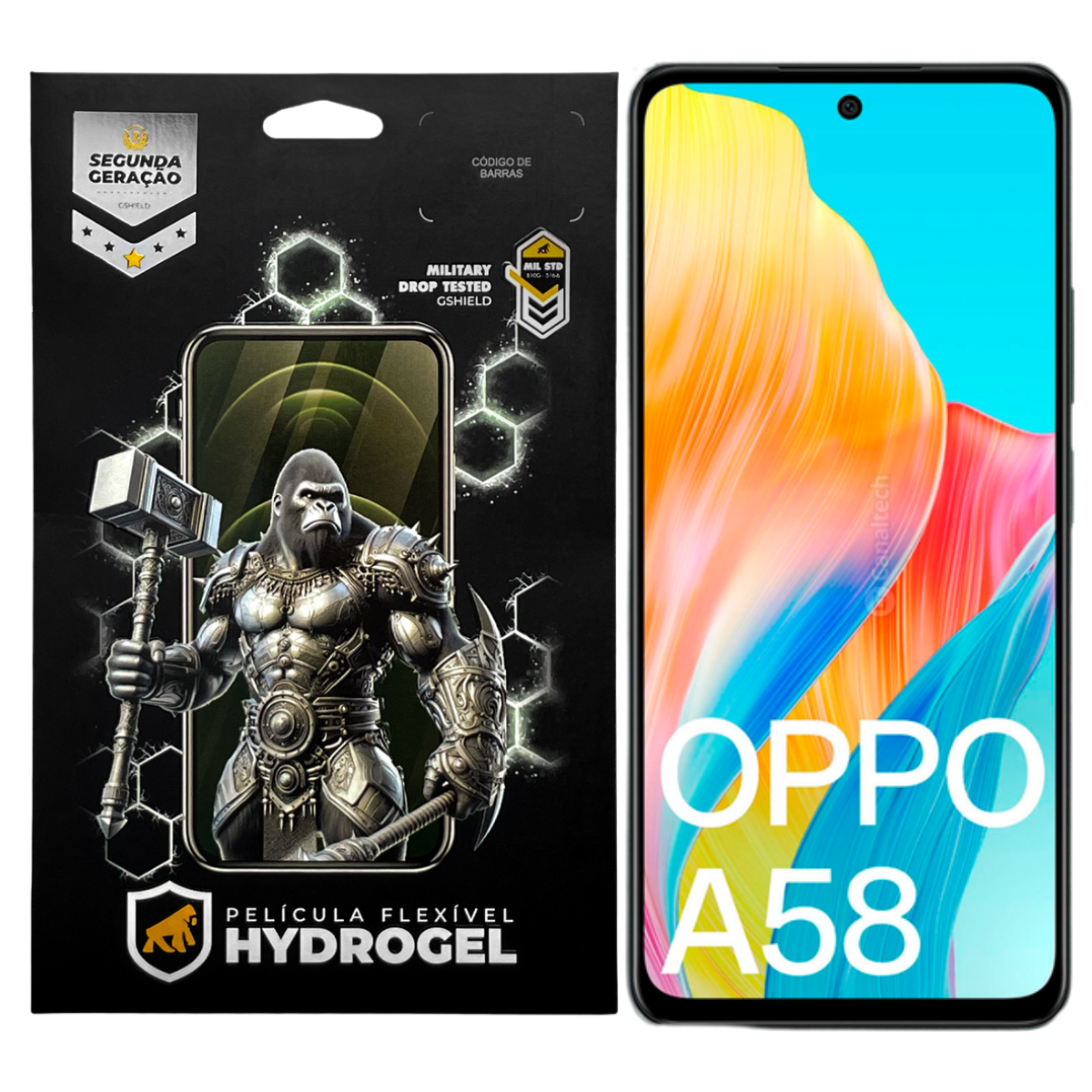 Película para Oppo A58 - Hydrogel Gamer Fosca - Gshield