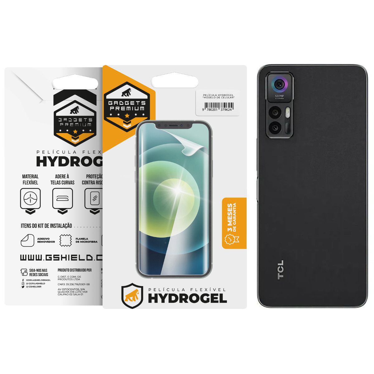 Película para TCL 30 5G - Traseira Hydrogel HD - Gshield