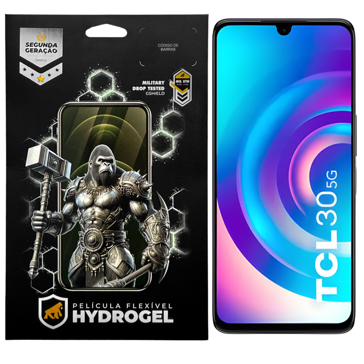 Película para TCL 30 5G - Hydrogel Gamer Fosca - Gshield