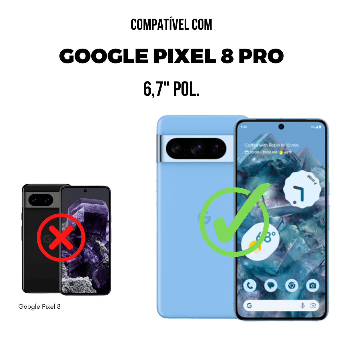 Película para Google Pixel 8 Pro - Traseira de Fibra de Carbono - Gshield - foto 2