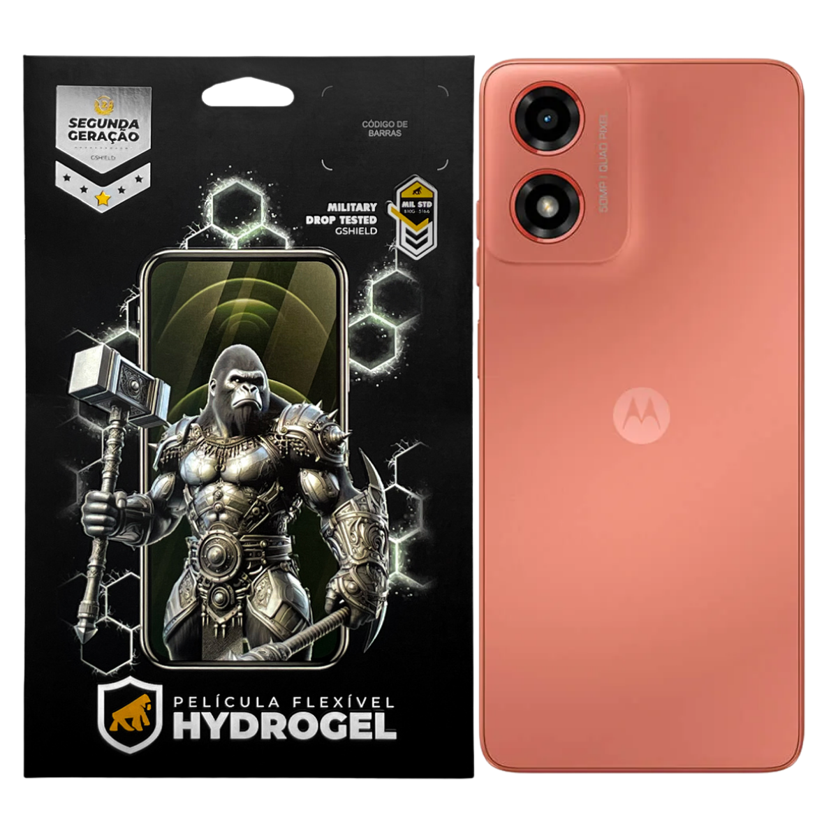 Película para Motorola Moto G04s - Traseira Hydrogel HD - Gshield