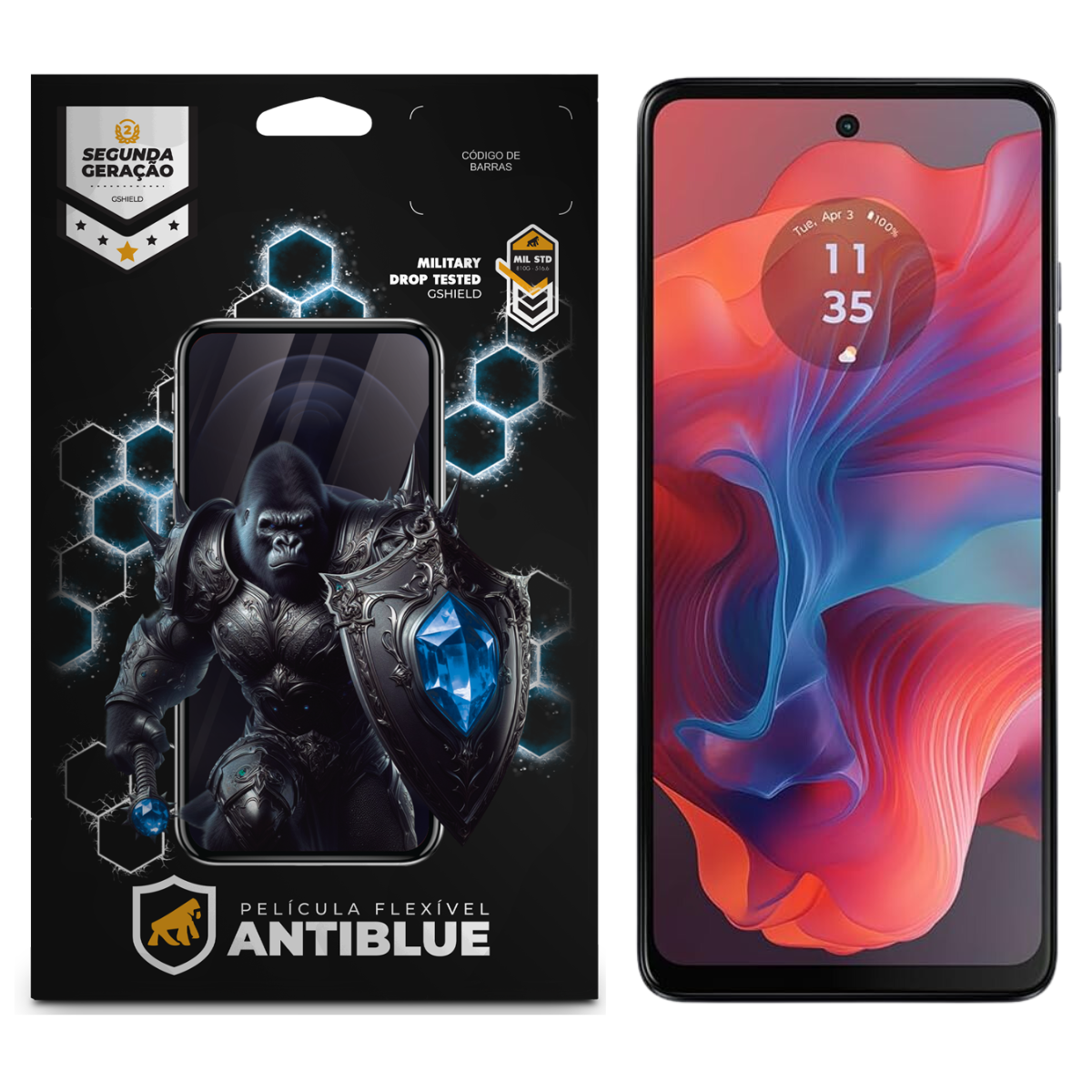 Película para Motorola Moto G04s - AntiBlue - Gshield