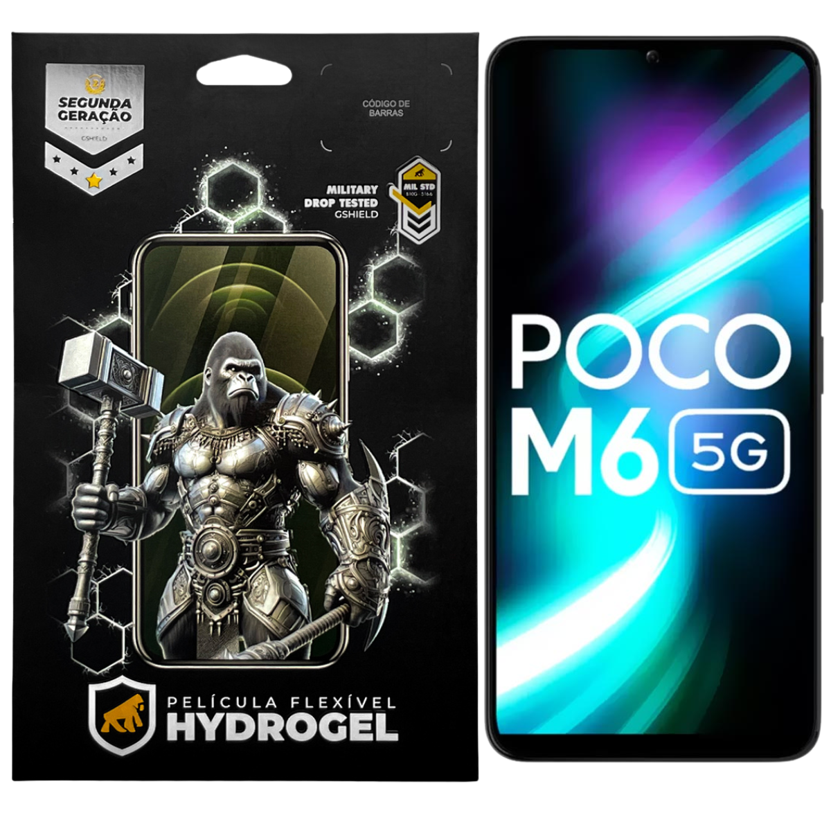 Película para Xiaomi Poco M6 5G - Hydrogel Gamer Fosca - Gshield