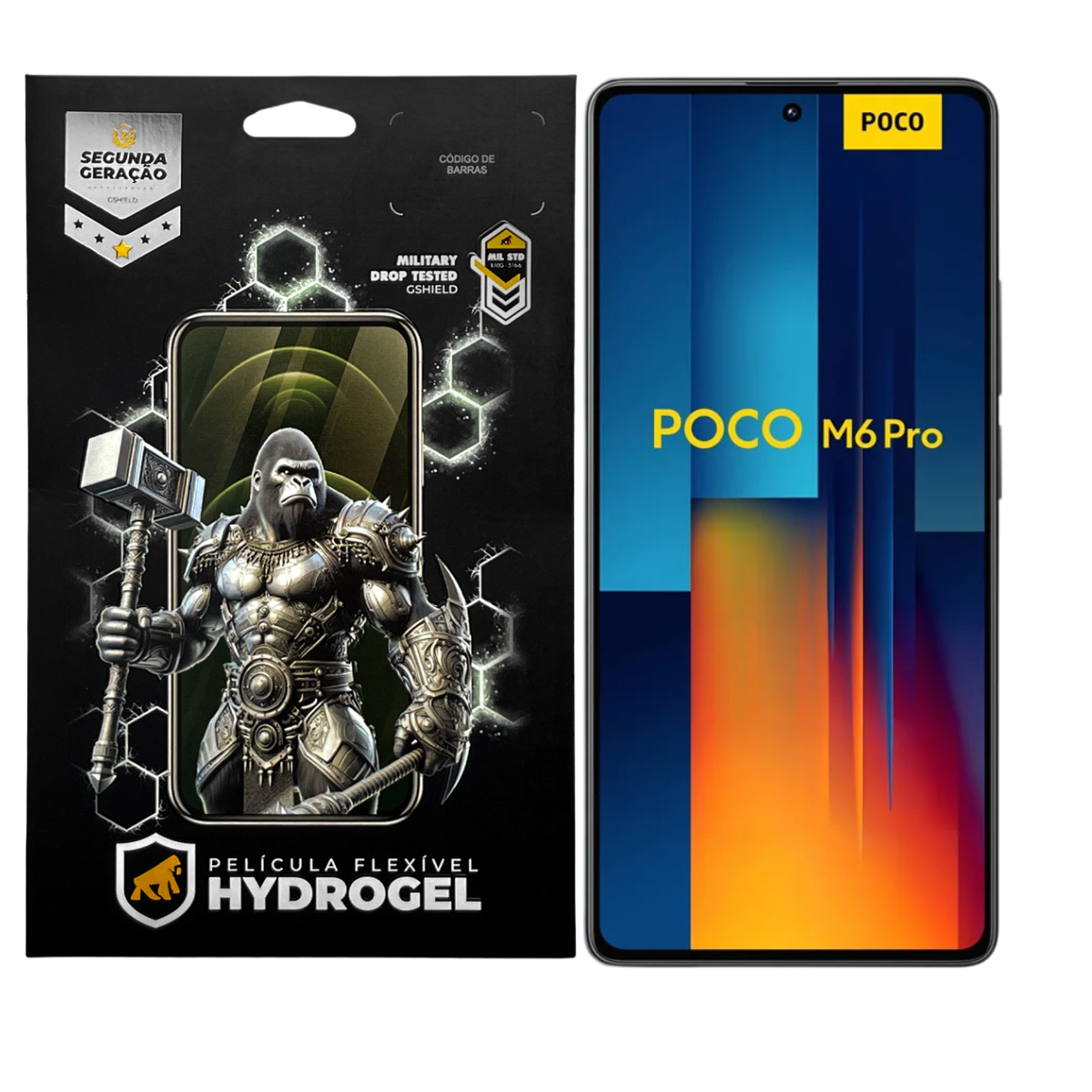Película para Xiaomi Poco M6 Pro - Hydrogel HD - Gshield