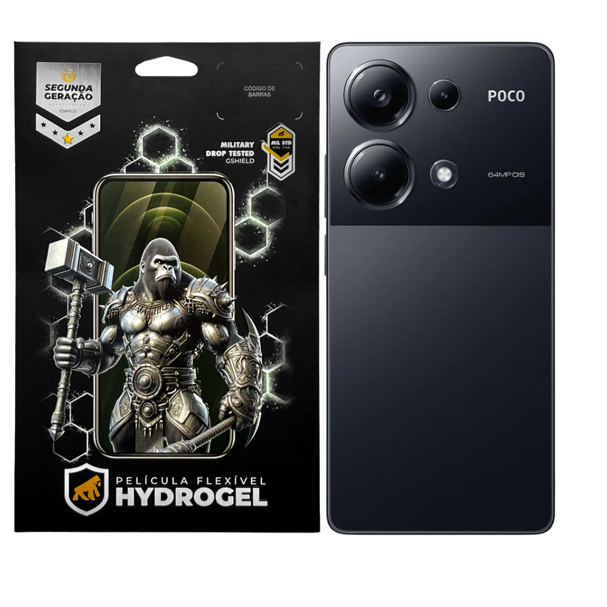 Película para Xiaomi Poco M6 Pro - Traseira Hydrogel HD - Gshield
