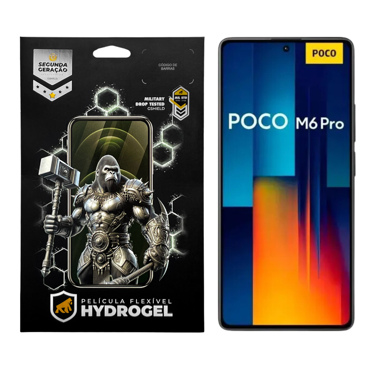 Película para Xiaomi Poco M6 Pro - Hydrogel Gamer Fosca - Gshield