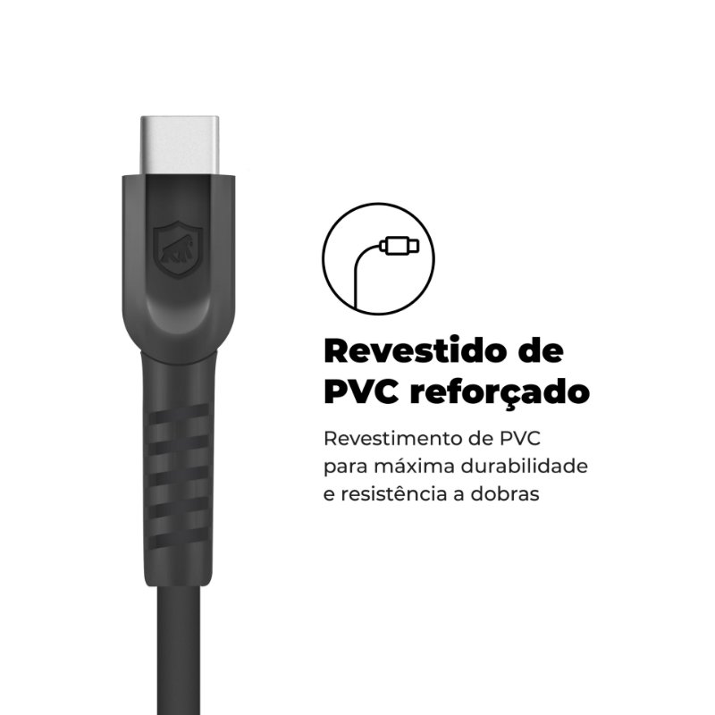 Carregador Turbo Duplo Tipo C + 2UN Cabo Dual Shock Tipo C / Type C - Gshield - foto 8