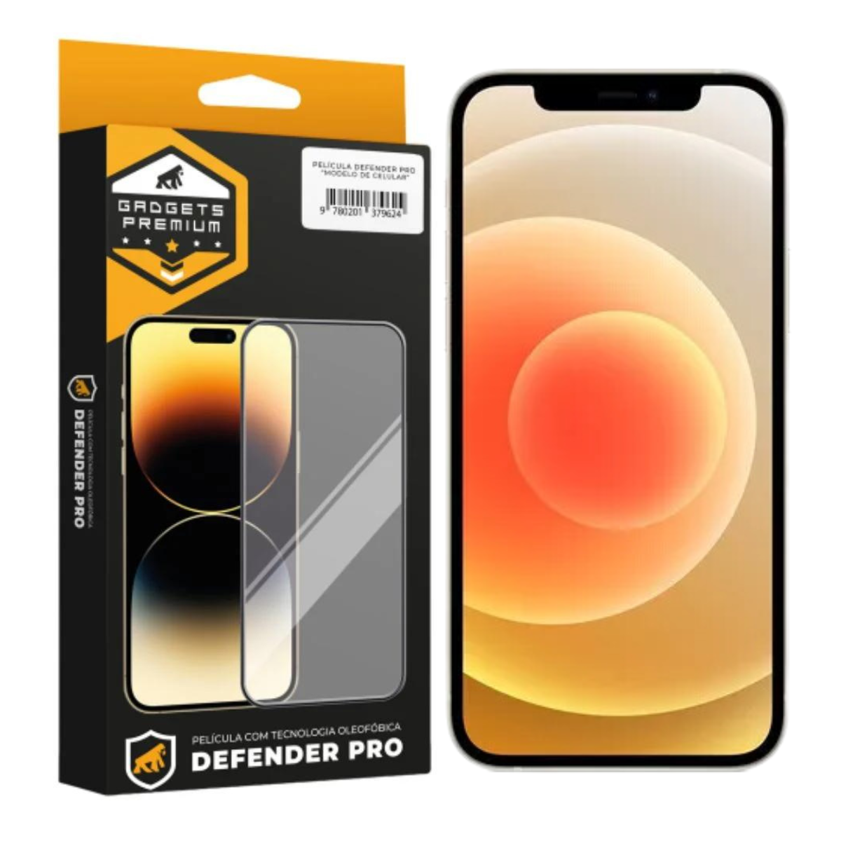 Película para iPhone 12 Pro - Defender Pro - Preta - Gshield
