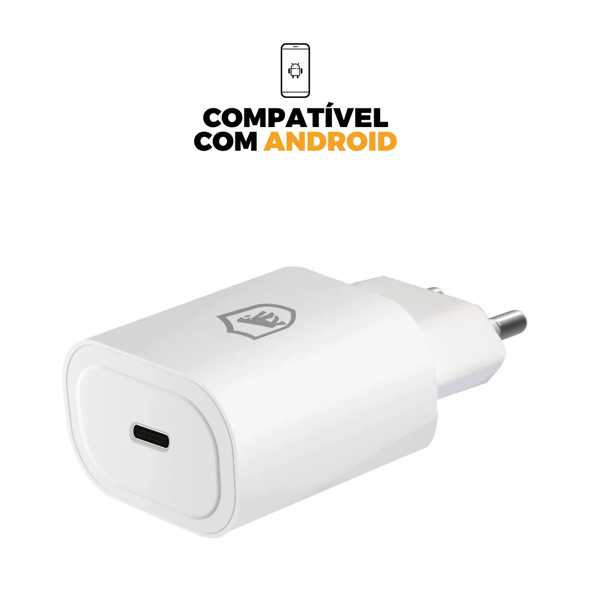 Carregador Turbo Tipo C - QC 3.0 até 25W - Branco (Recondicionado) - Gshield - foto 5