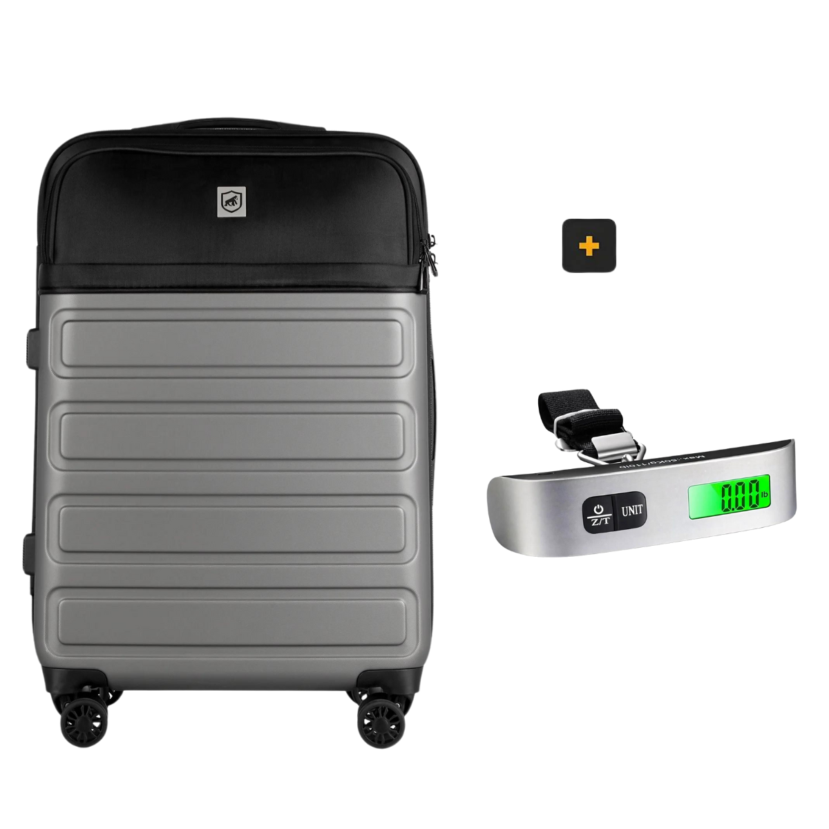 Mala de Viagem Armor - Para Despachar - Gshield + Balança Digital Portátil para Bagagem - Verde - foto 2
