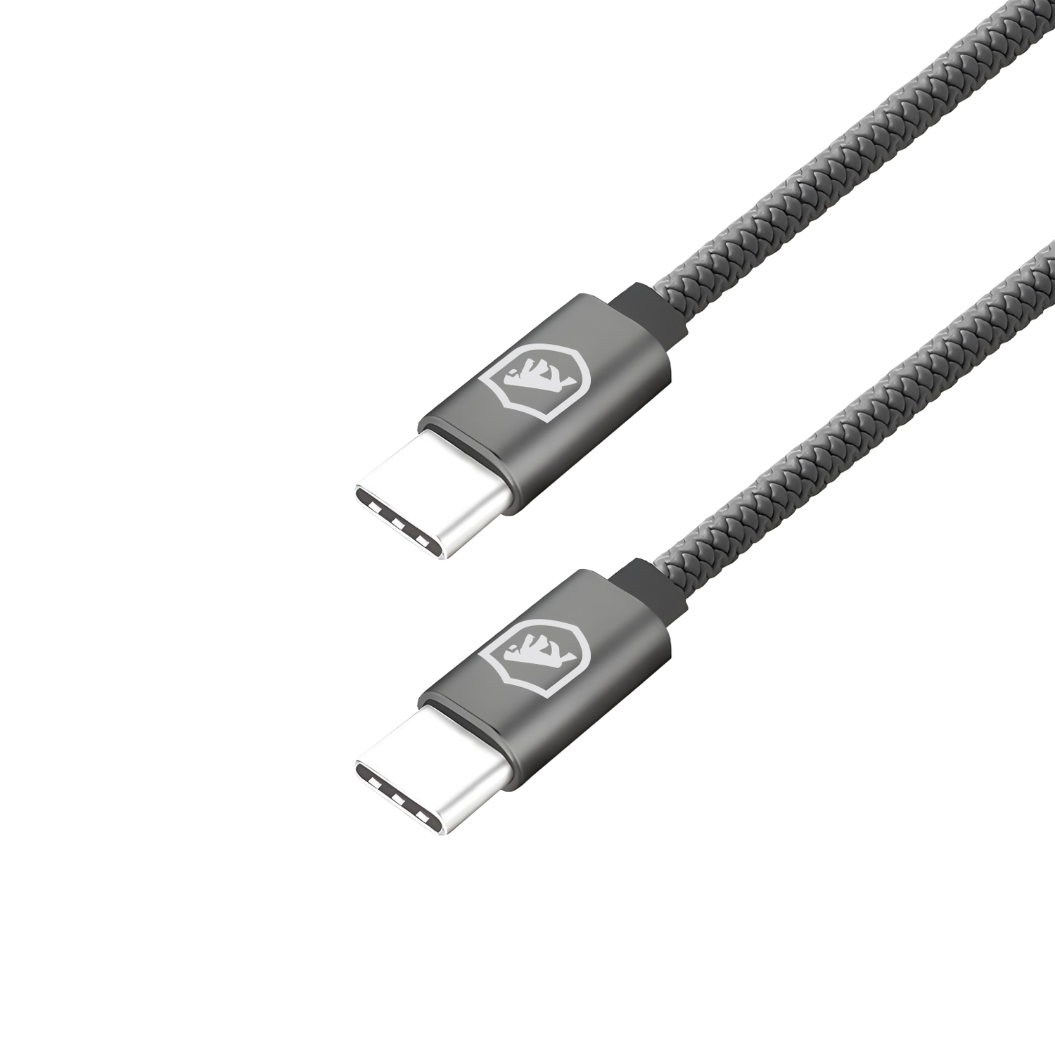 Carregador Turbo Duplo Tipo C + 2UN Cabo Symetric - Tipo C / Tipo C - 1,5M - Gshield
