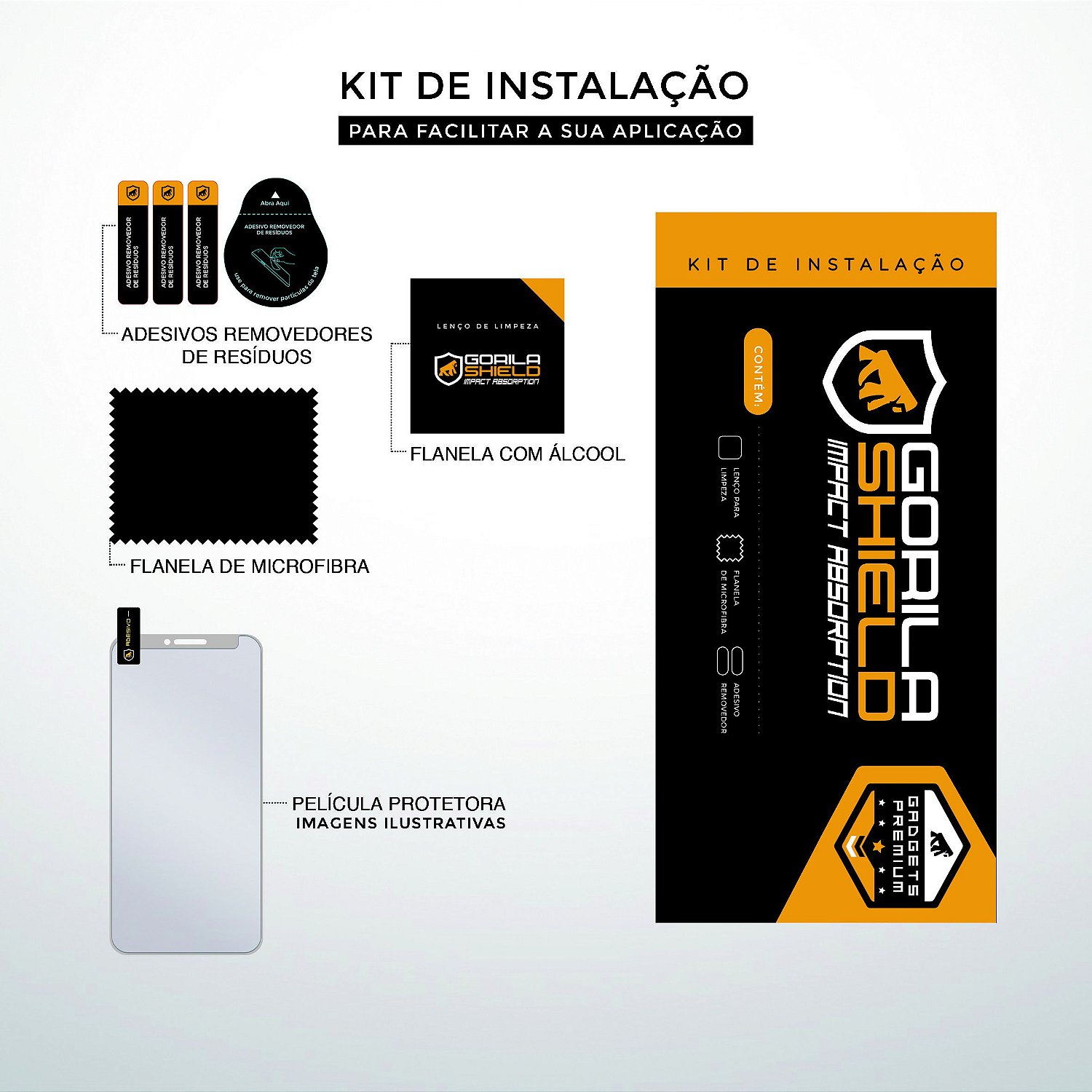 Película para Motorola Moto G5S Plus - Coverage 5D Pro Branca - Gshield - foto 5