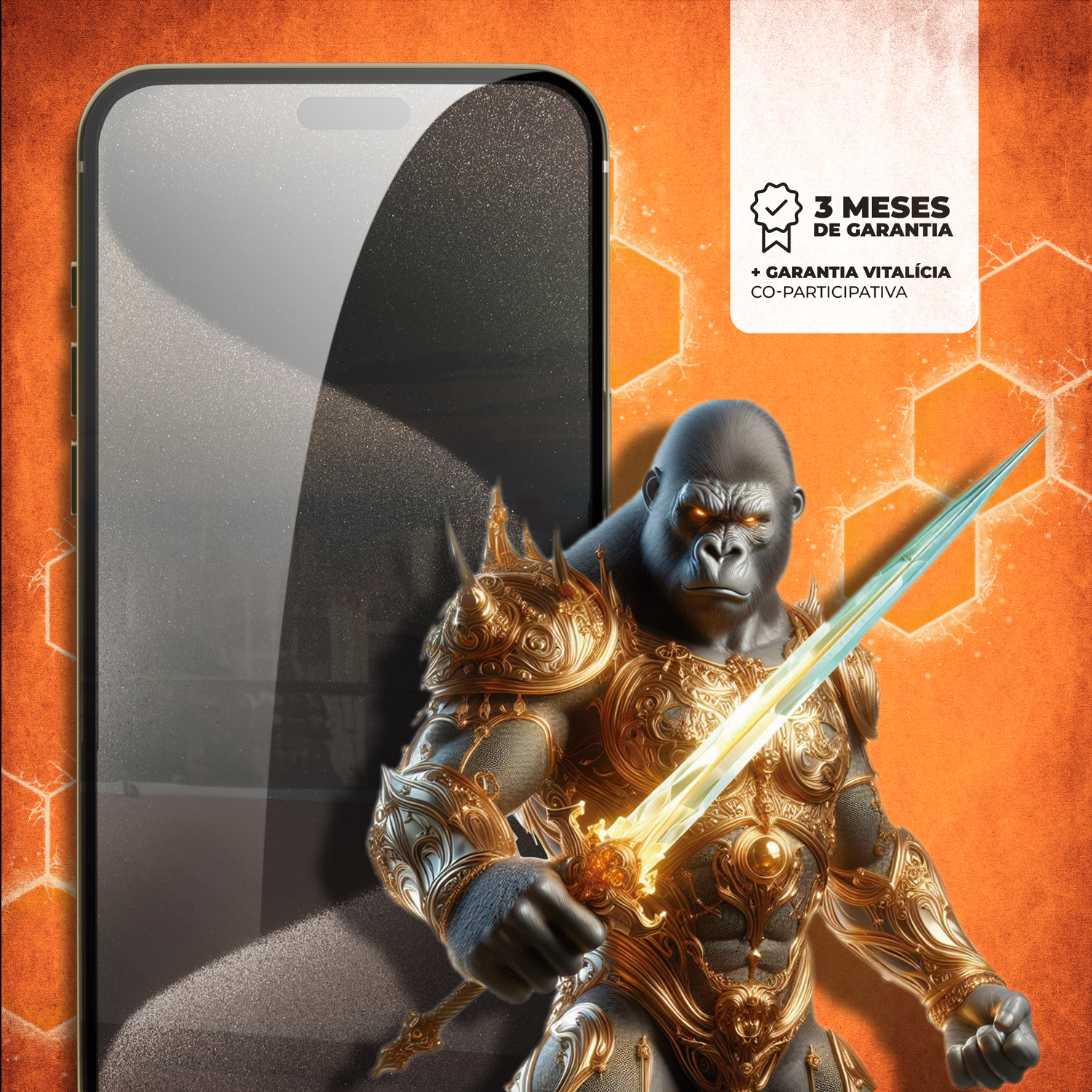 Película para iPhone 16 Plus - Coverage 5D Pro Preta - Gshield