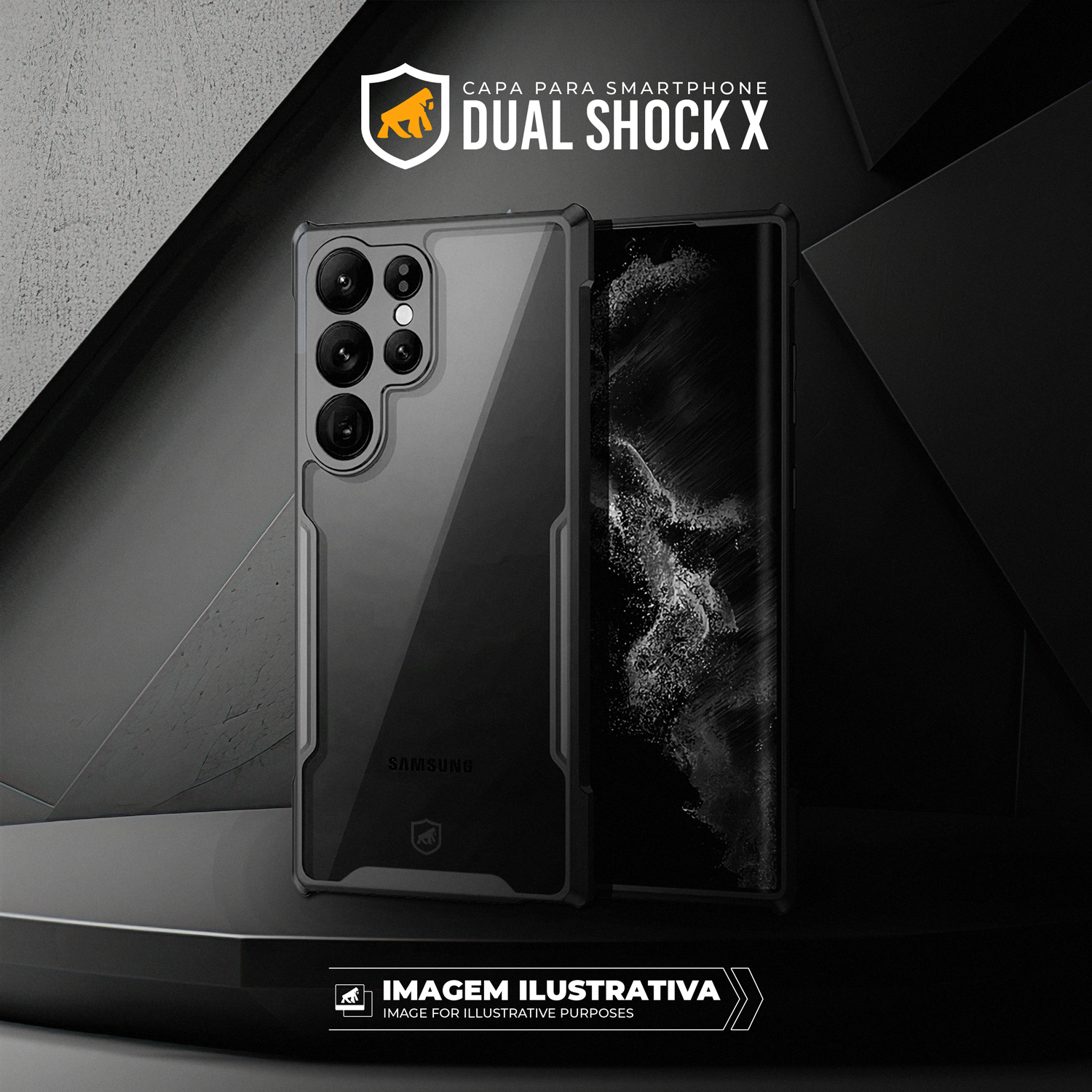 Capa para Samsung Galaxy A15 - Dual Shock X - Gshield