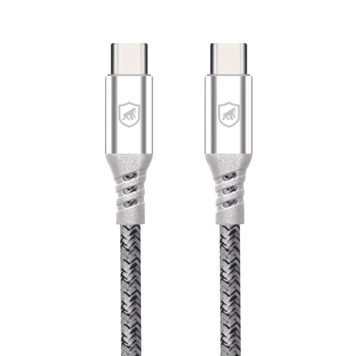 Carregador Turbo Duplo Tipo C + 2UN Cabo Dual Tech Tipo C / Tipo C - Branco - 1,8M - Gshield - foto 7
