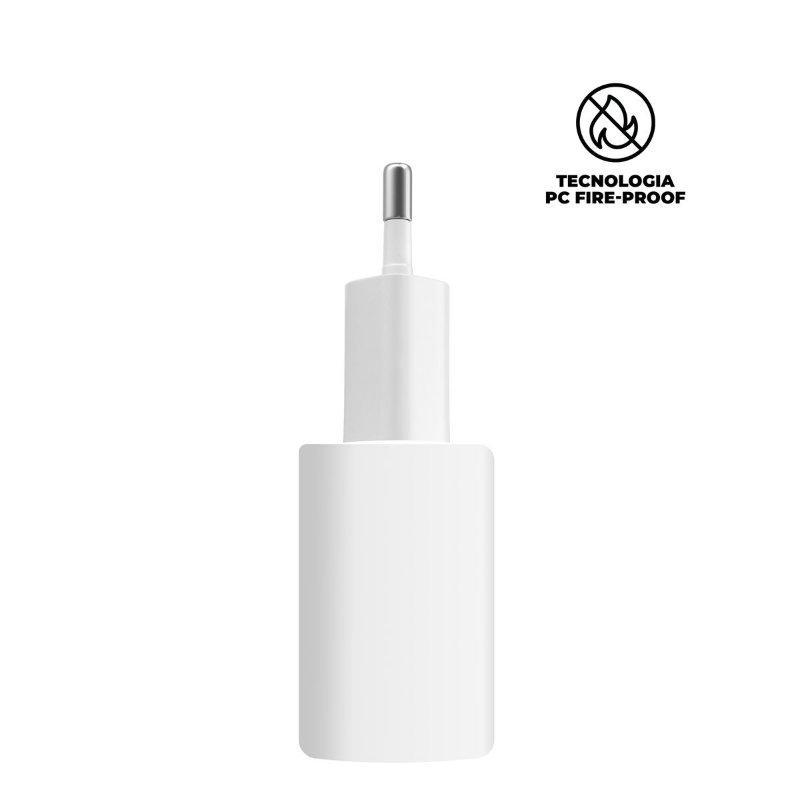 Cabo Symetric - Tipo C / Tipo C - 1,5M + Carregador Turbo Tipo C - Branco - Gshield