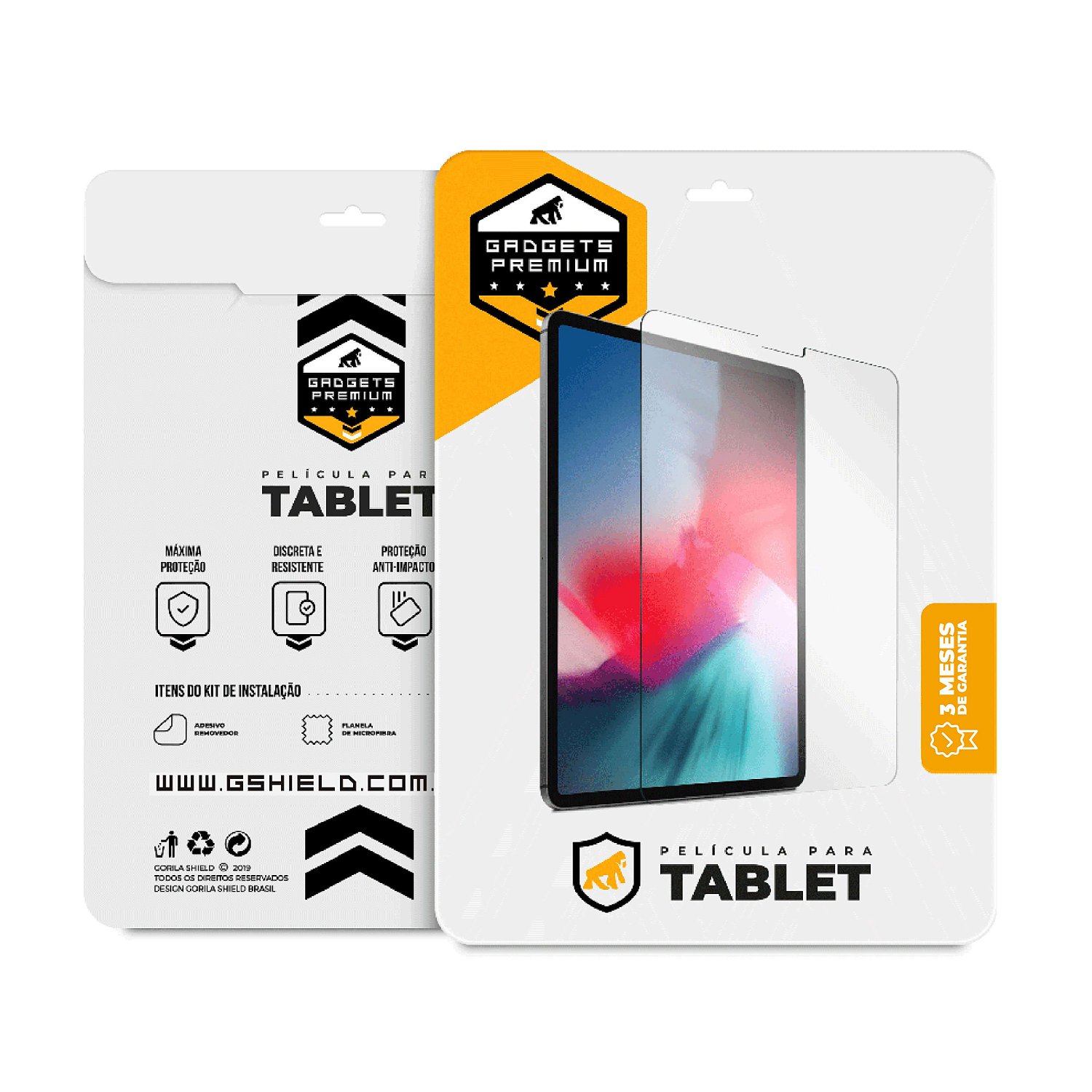 Película para Samsung Galaxy Tab T280/285 - Vidro Dupla - Gshield