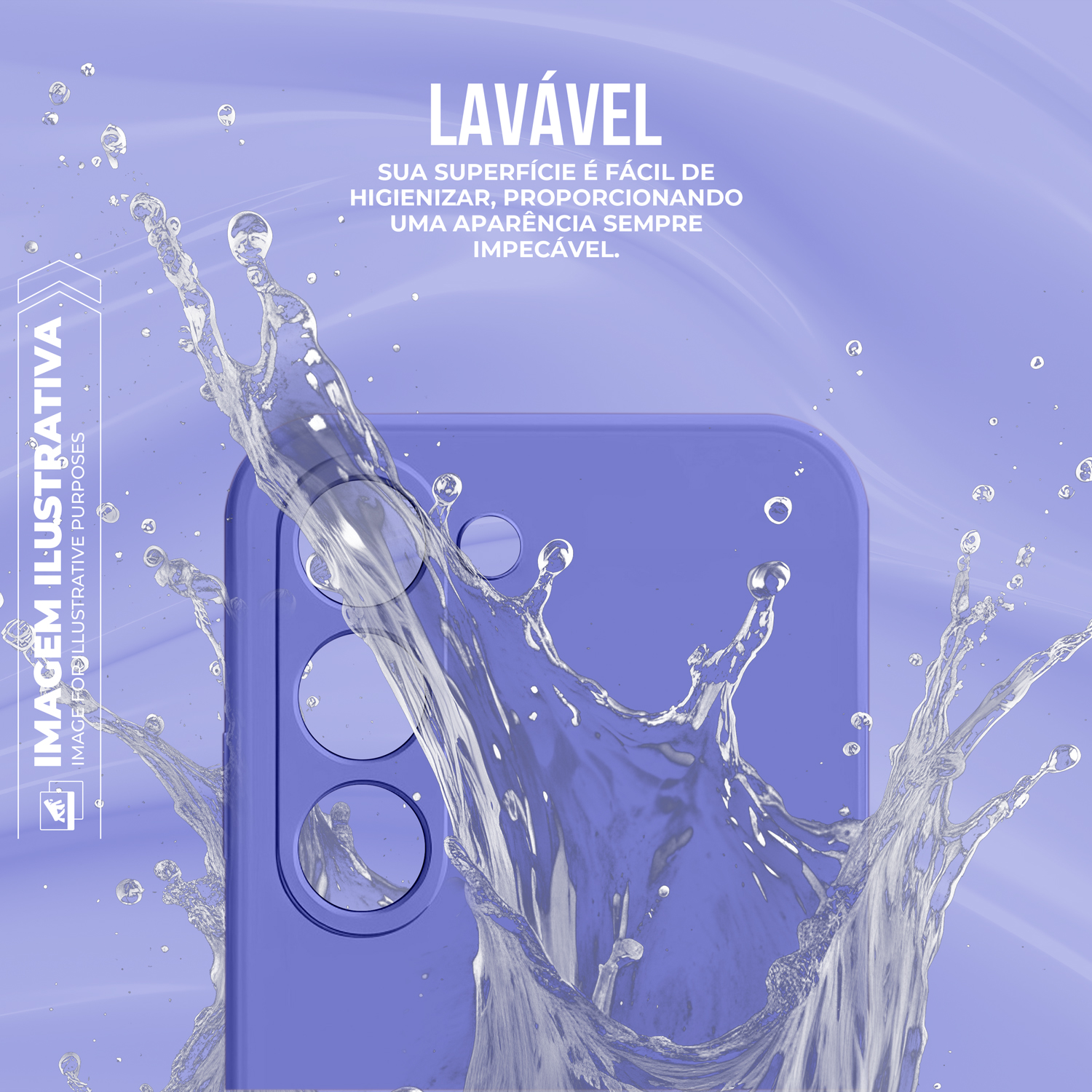 Capa para Motorola Moto Edge 40 Neo - Silicon Veloz - Lilás - Gshield
