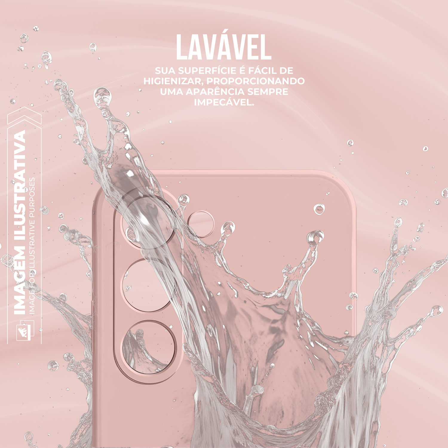 Capa para Motorola Moto Edge 50 Fusion - Silicon Veloz - Rosa - Gshield