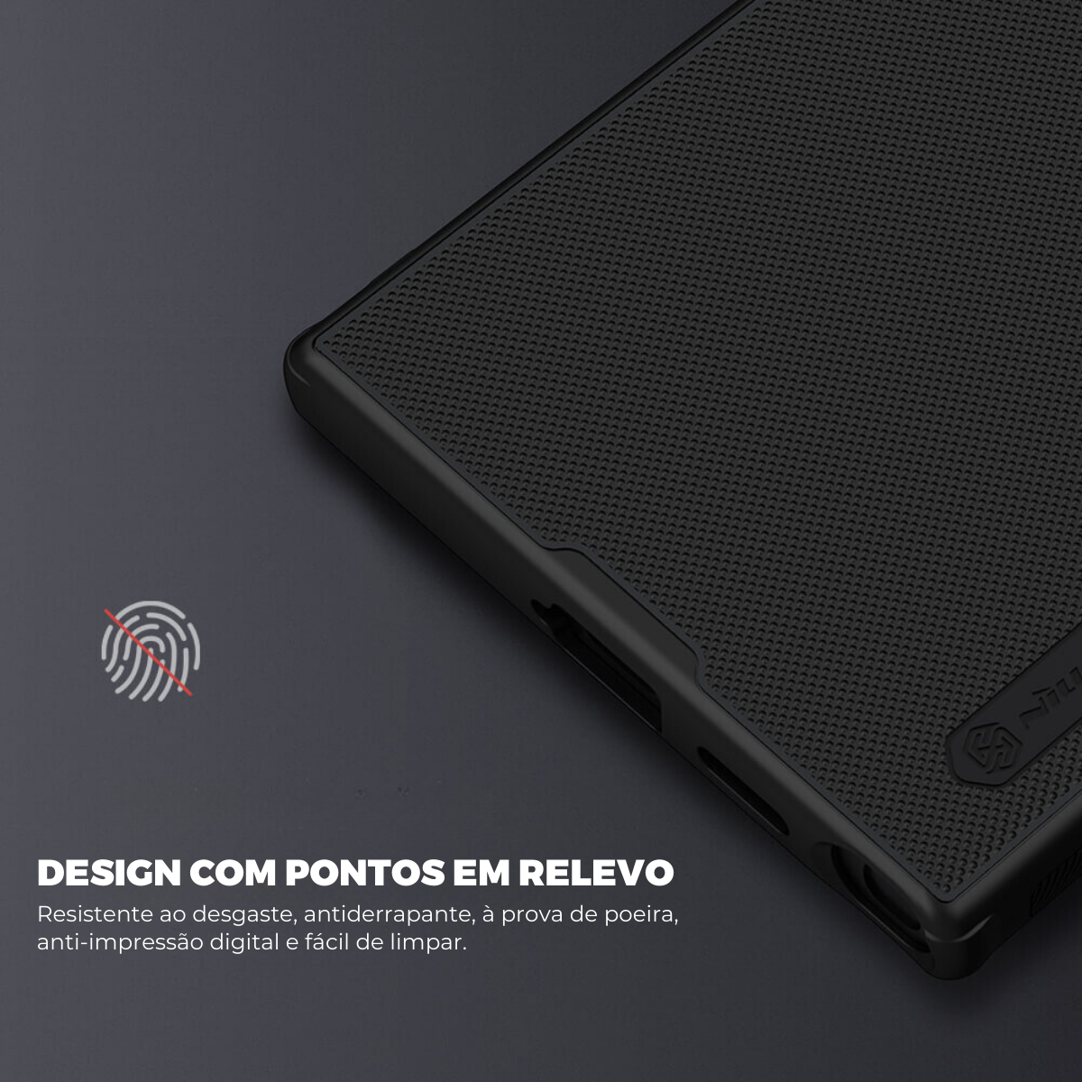Kit Capa Nillkin Super Frosted + Película Hydrogel HD para Samsung Galaxy S23 Ultra - Gshield