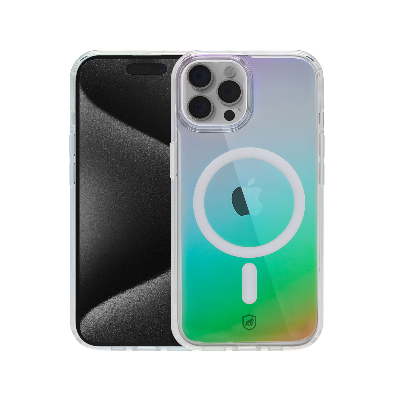 Kit Capa Magsafe Holo + Película Hydrogel Gamer Fosca para iPhone 15 Pro Max - Gshield