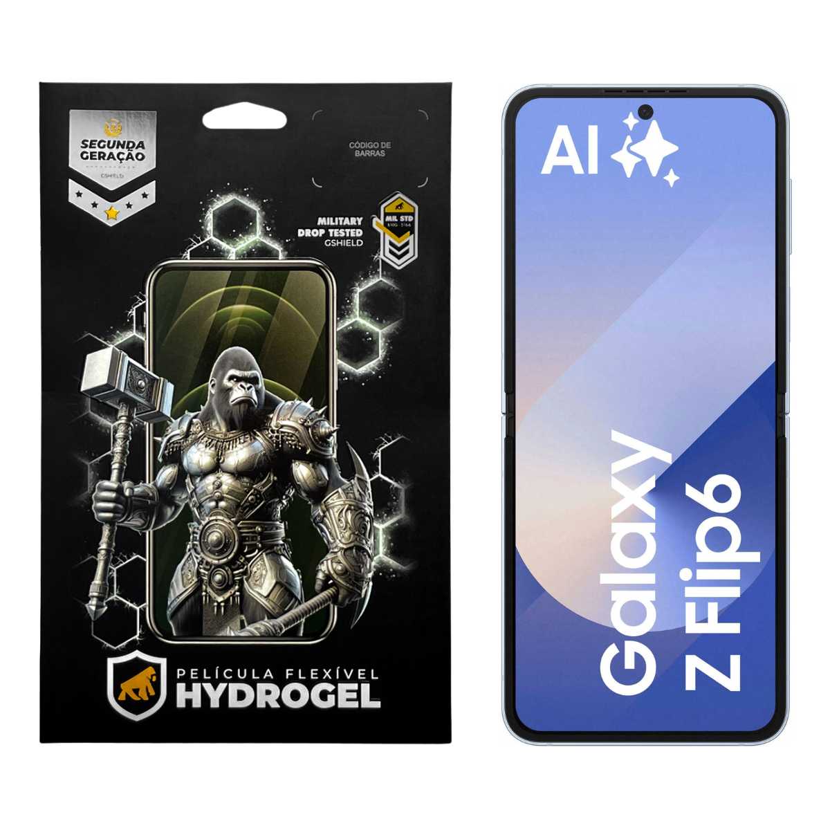 Película para Samsung Galaxy Z Flip 6 - Hydrogel HD - Gshield