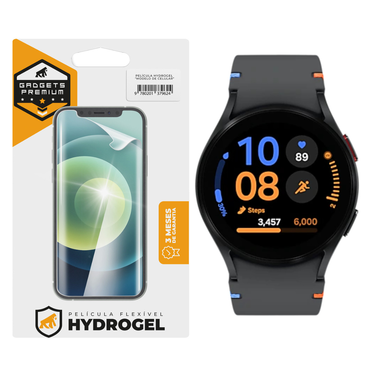 Película para Samsung Galaxy Watch FE 40mm - Hydrogel HD 6 Unidades - Gshield
