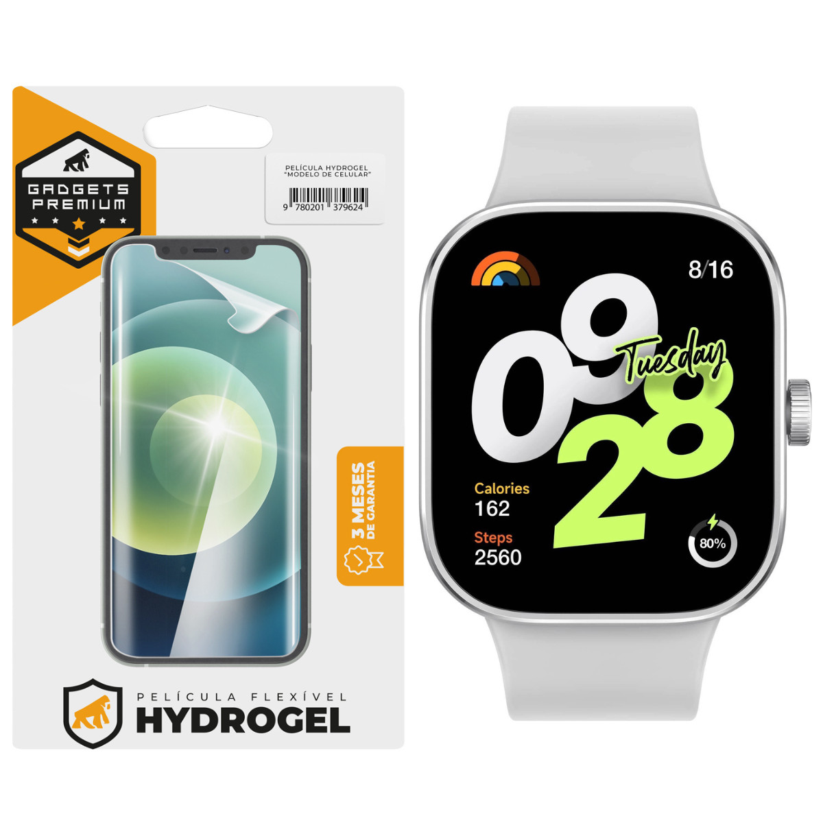 Película para Redmi Watch 4 - Hydrogel HD 6 Unidades - Gshield