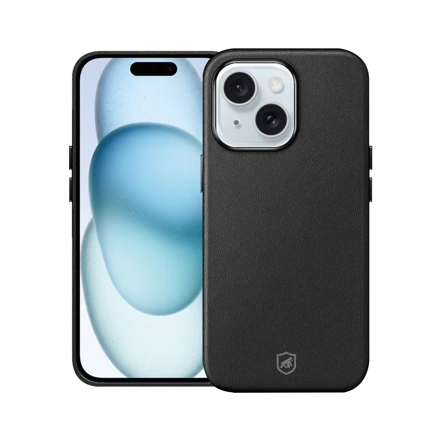 Kit Capa Couro Dual Magsafe e Pelicula Defender Pro Privacidade para iPhone 15 - Gshield