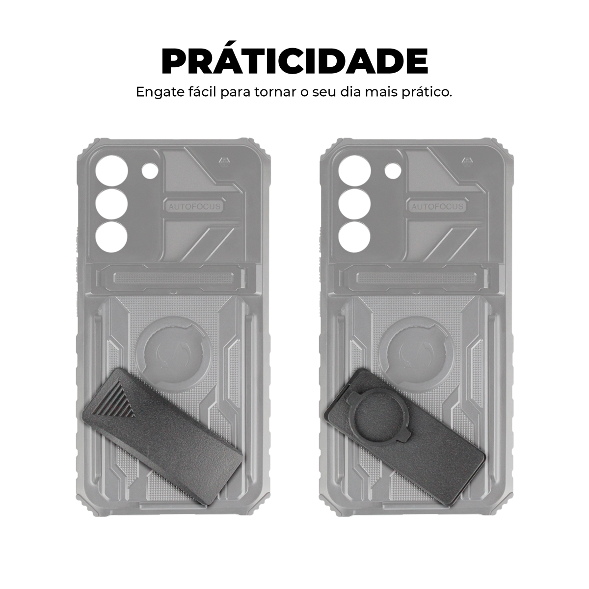 Kit Snap Guardian - Clip + Braçadeira + Capa para Xiaomi Poco X4 Pro 5G - Gshield