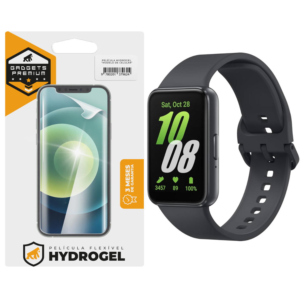 Película para Smartwatch Samsung Galaxy Fit 3 - Hydrogel HD 6 Unidades - Gshield