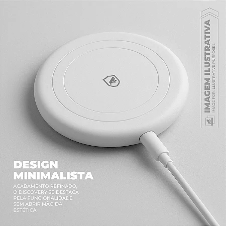 Carregador Wireless 3 em 1 - Discovery - Branco - Gshield - foto 5