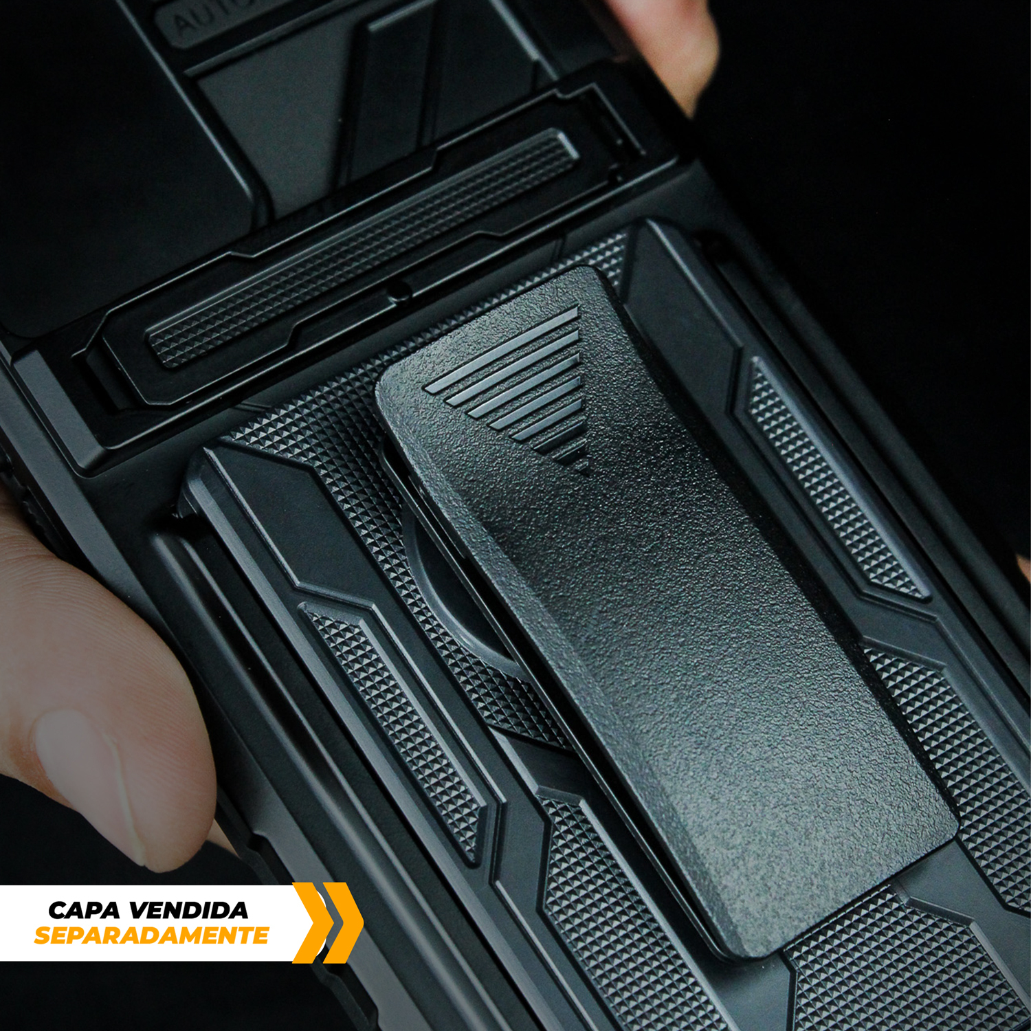 Kit Snap Guardian - Clip + Braçadeira + Capa para Samsung Galaxy S22 Ultra - Gshield
