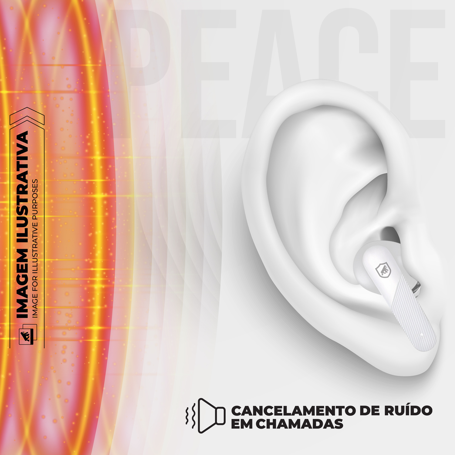 KIT - Earbuds Symetric + Relógio Esportivo Tech Fury - Gshield - foto 14